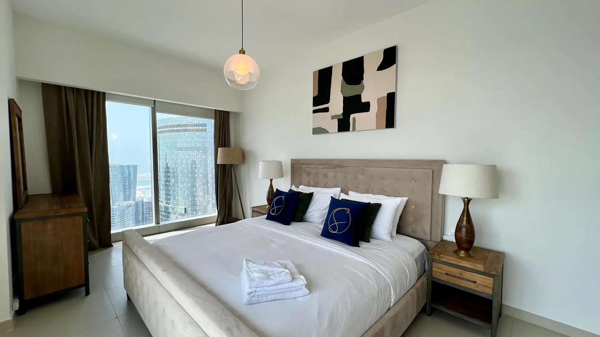 公寓 Highfloor 3Br Plus Maids Gatetower 阿布扎比